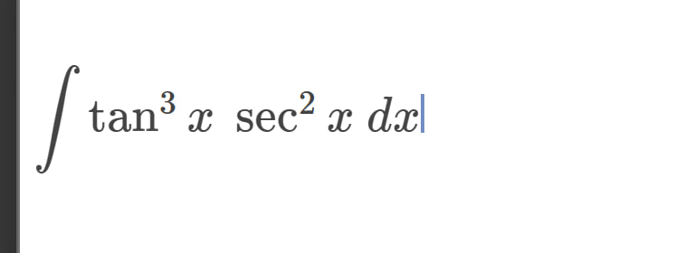 integral of tan^3x sec^6x