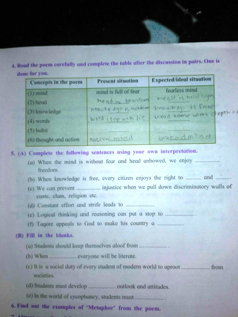 plz solve this of poem where the mind is without fear and the head is held highwhere knowledge is freewhere the world has not been broken up into fragmentsby narrow domestic wallswhere words 67961