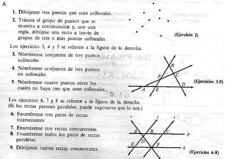 Solved Como Hago Punto Para Formar Puntos Colineales Dib Jense Tres