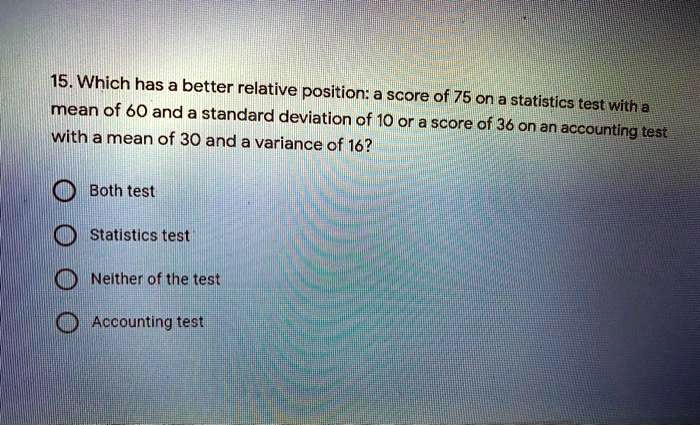 Which Has A Better Relative Position