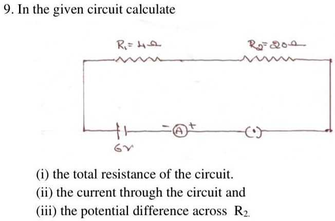 '. In the given circuit calculate'