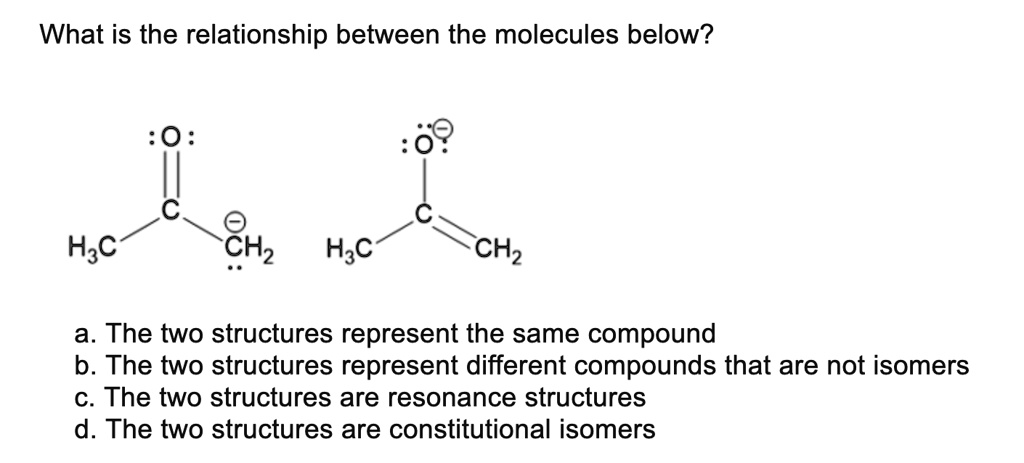 Solvedwhat Is The Relationship Between The Molecules Below Hzc Chz Hc Chz A The Two 1452