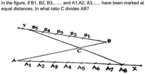 In Figure If B1 B2 B3 And A1a2a3 Have Been Marked At Equal Which Ratio C 5260