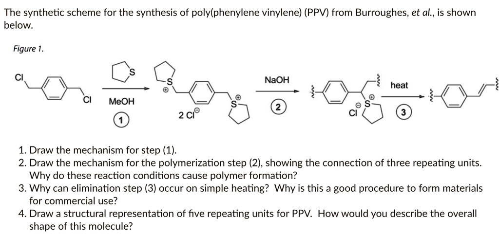 The synthetic scheme for the synthesis of poly(phenyl… - SolvedLib