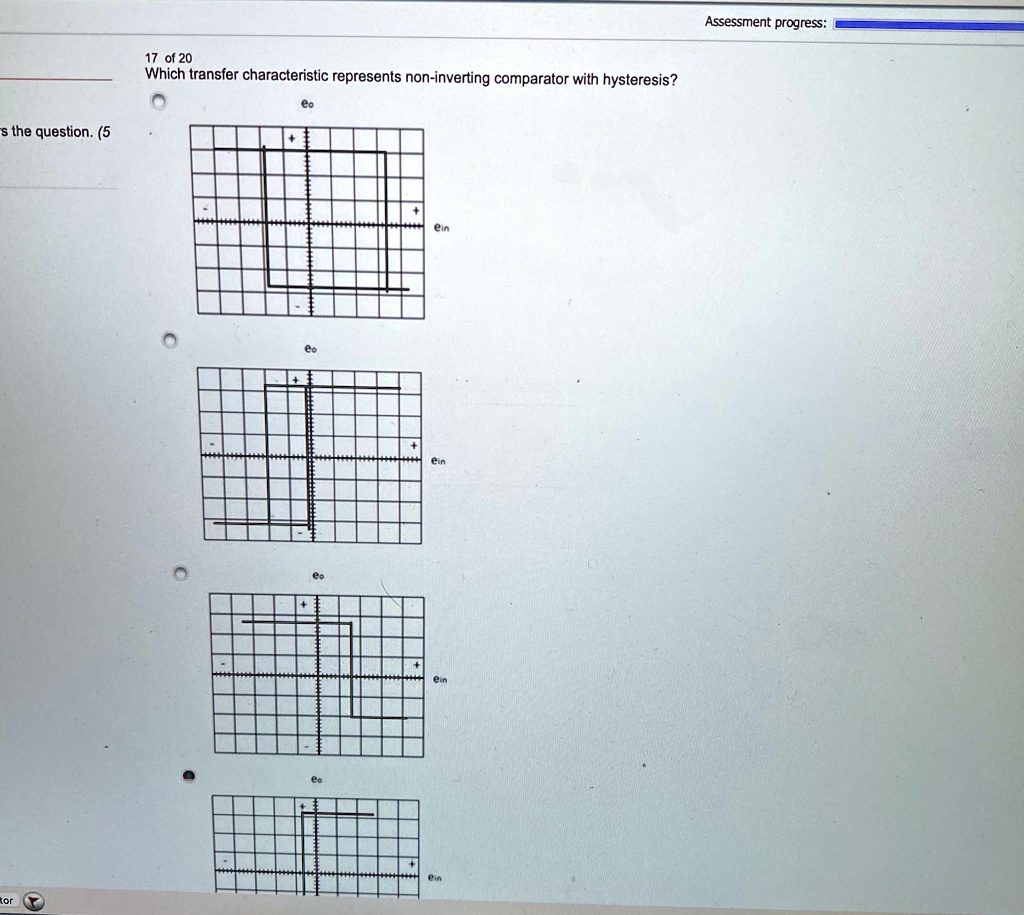 SOLVED 'which true graph plot and characteristics of each graph Assessment progress 17 of 20
