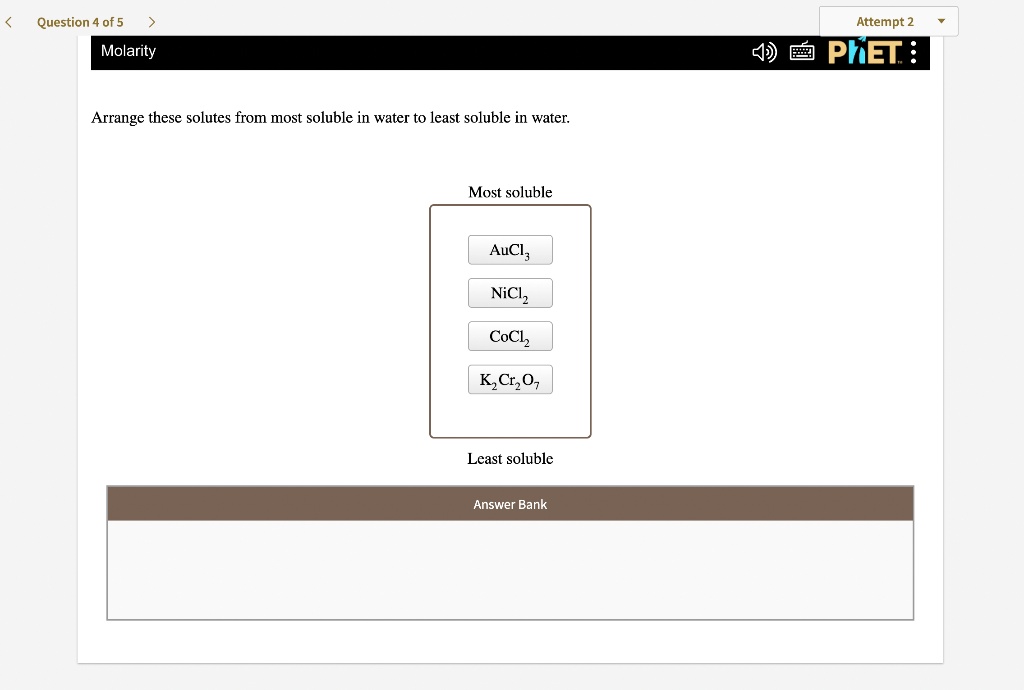 SOLVED My answer is wrong L Question 4 of 5 > Attempt 2 4PKET