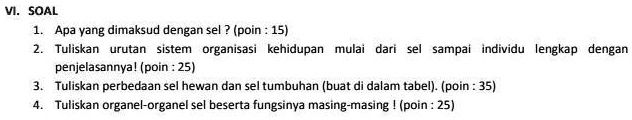 SOLVED: plis bantuin dong banyak banget soalnya SOAL Apa vang dimaksud ...