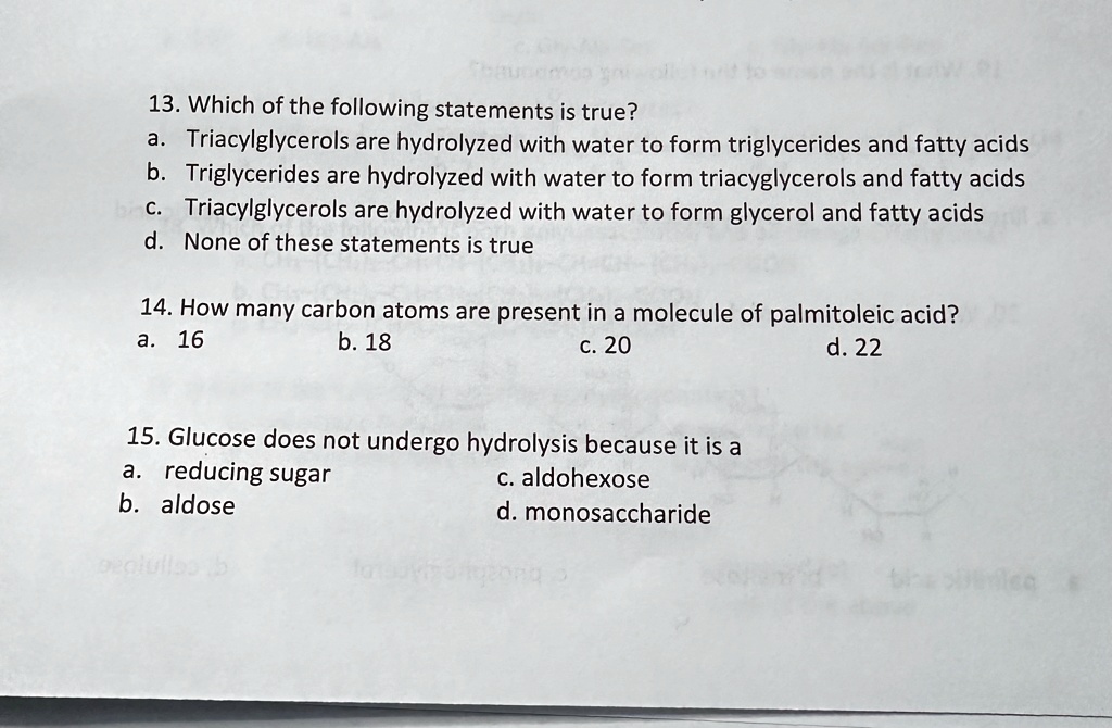 Which Statements About Reducing Sugars Are True SOLVED: The corrected text: Which of the following statements is true