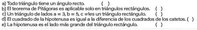 SOLVED: Escribe Verdadero O Falso Según El Análisis De Cada Proposición ...