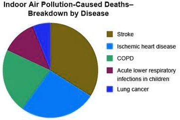 SOLVED: Study the graph about the negative effects of indoor air ...