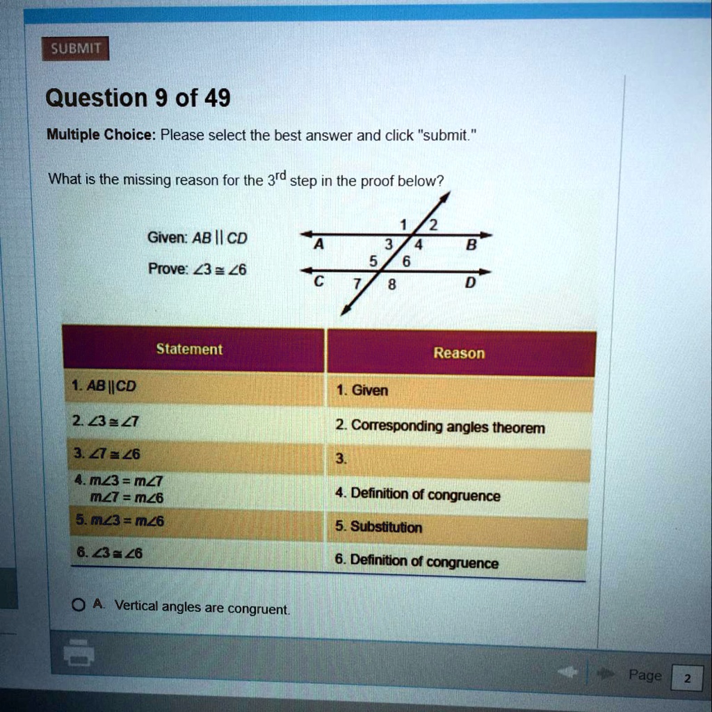 solved-o-a-vertical-angles-are-congruent-o-b-if-two-lines-are