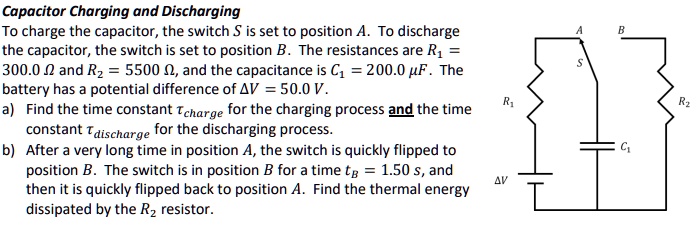 Capacitor Charging and Discharging To charge the capacitor,...