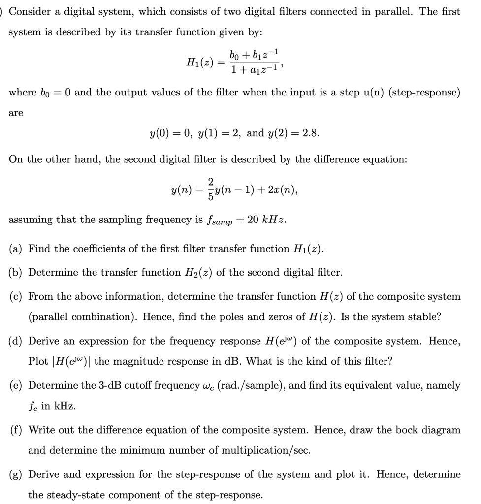 SOLVED Consider a digital system, which consists of two digital
