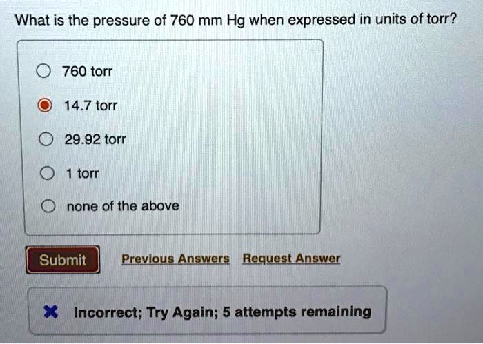 760 mm hg is 2025 equal to how many torr