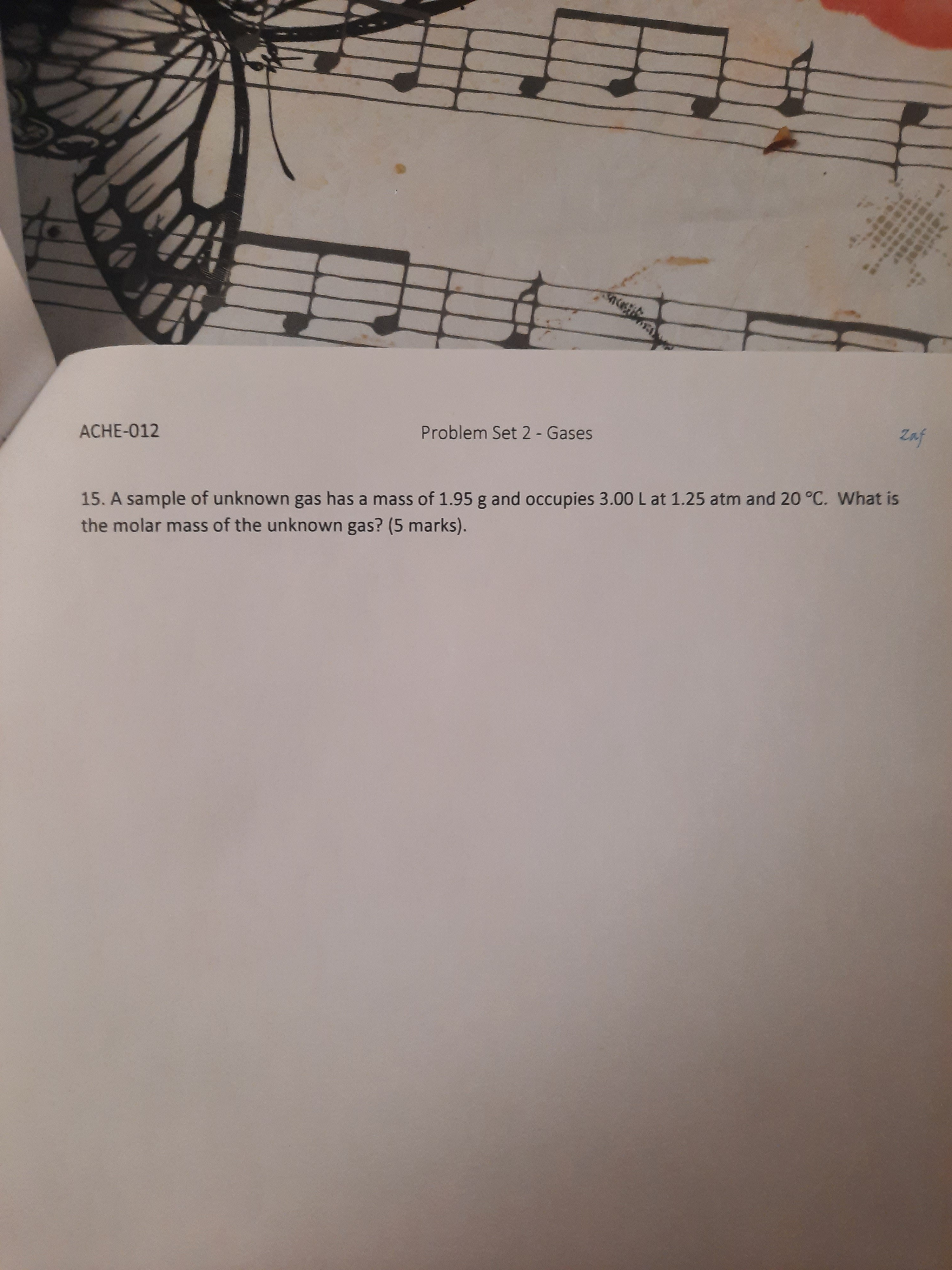 SOLVED: write the following quetions on separate sheets showing all ...