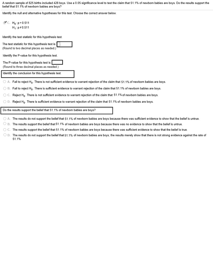 hypothesis test for the population mean z test aleks