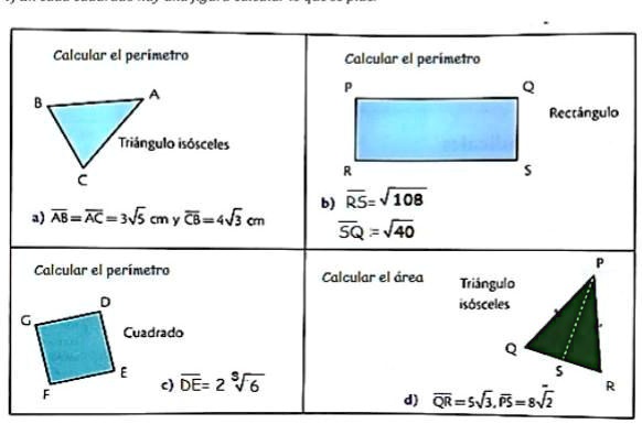 SOLVED: en cada cuadrado hay una figura calcular lo que se pide ...