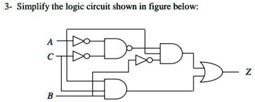 SOLVED: Simplify the logic circuit shown in the figure below: