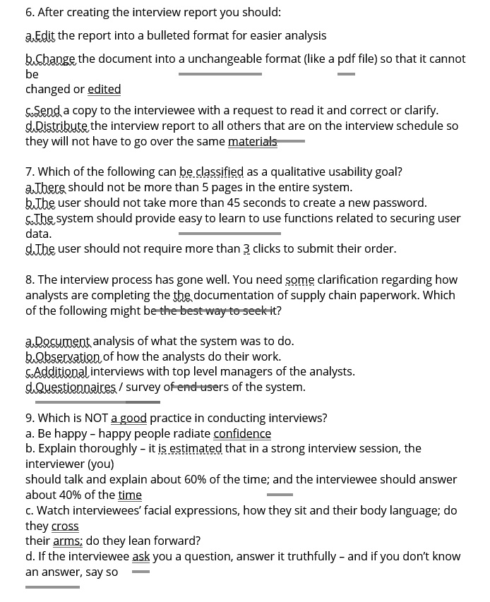 After Interview Report Examples 6. After creating the interview report you should: a. Edit the report ...