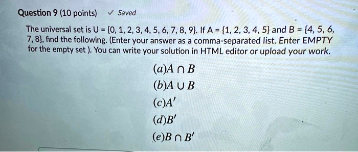 Solved QUESTION 7 5 points Save Answer Provide an