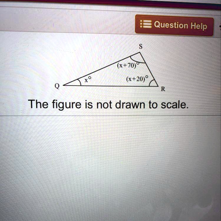 Solved Question In Triangle Qrs Angle R Is 20 Degrees More Than Solved Question In Triangle Qrs Angle R Is 20 Degrees More Than