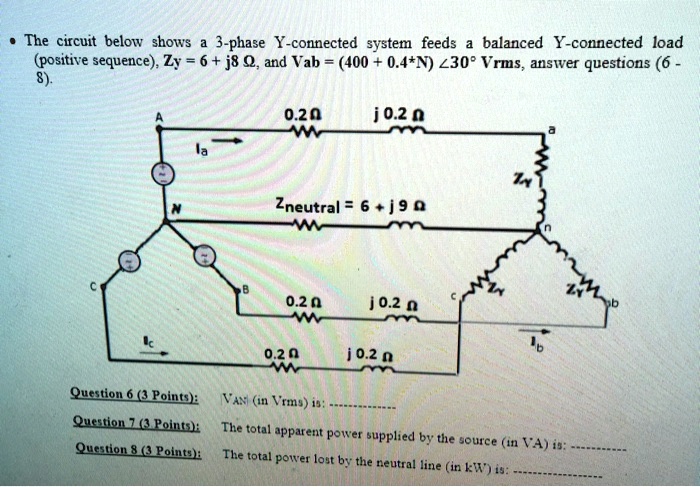 SOLVED: N = 80. Please solve it. Hurry up. The circuit below shows a 3 ...