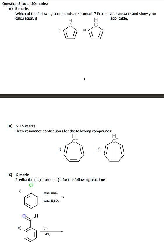 SOLVED: Question 3 (total 20 marks) marks Which of the following ...