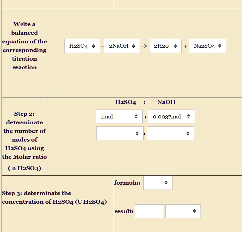 SOLVED: Write a balanced equation for the corresponding titration ...