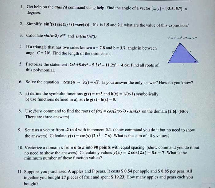 5.7 The tangent function, Functions