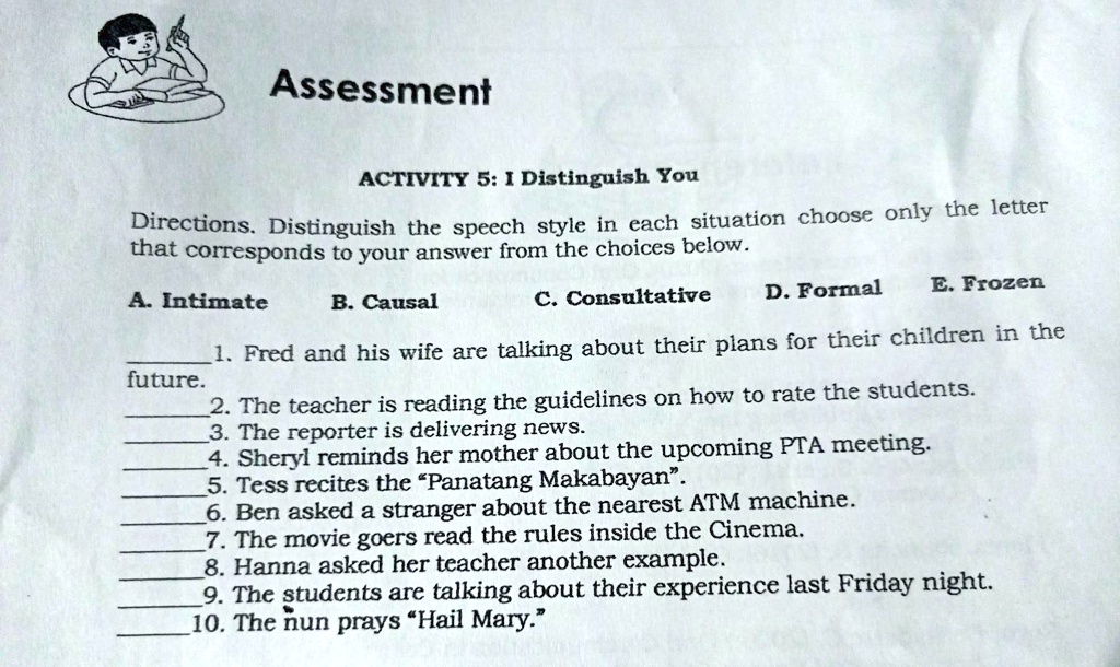 SOLVED Please help me, report nonsense. Assessment ACTIVITY 5 I