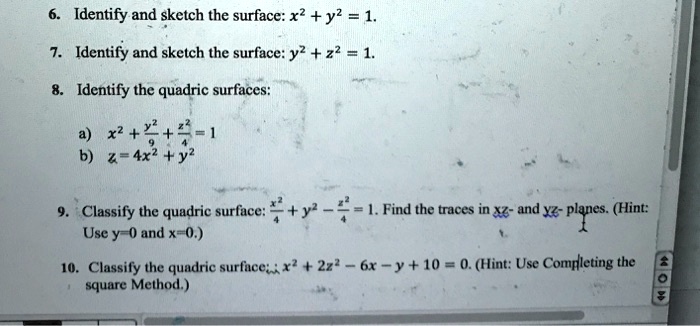 Solved Sketch a quadric surface that could have the traces | Chegg.com
