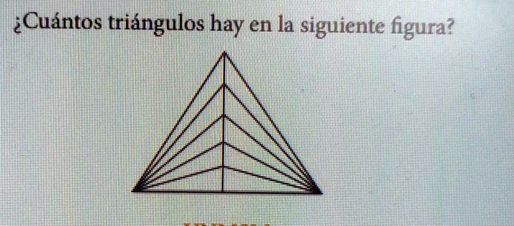 Cuantos Triangulos Hay En La Siguiente Figura