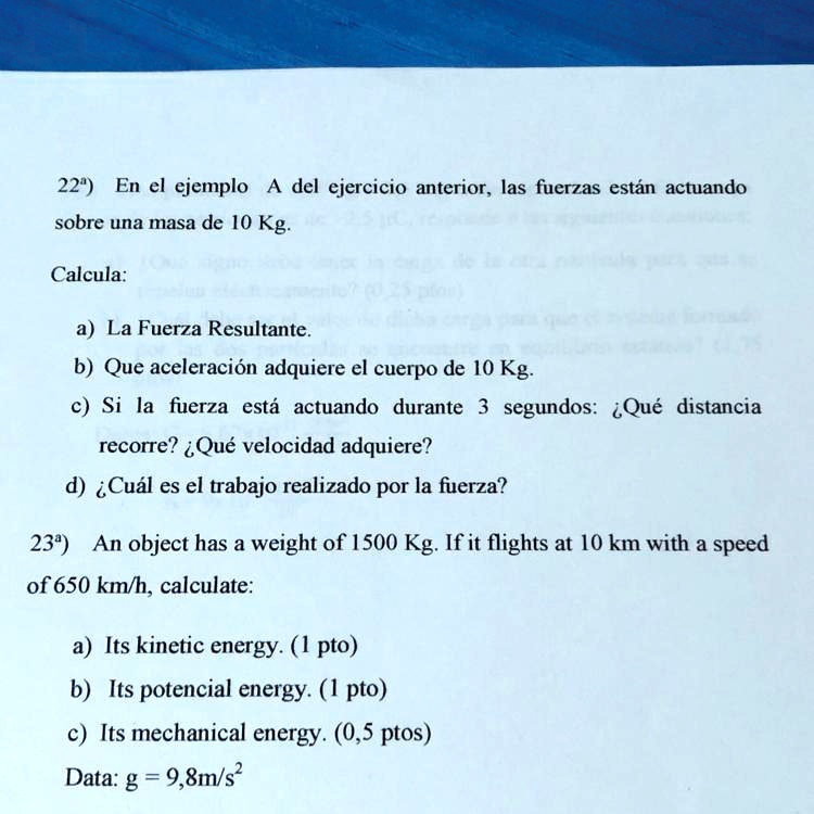 SOLVED: Ayuda Doy 20 Puntos. 22 ) En El Ejemplo Del Ejercicio Anterior ...