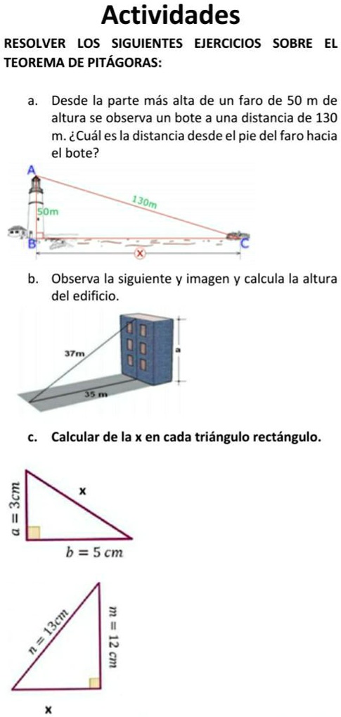 SOLVED: RESOLVER LOS SIGUIENTES EJERCICIOS SOBRE EL TEOREMA DE ...