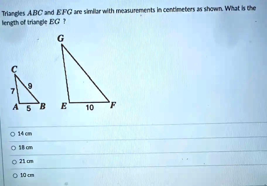Triangles Abc Abc And Efg Are Similar at Margaret Loney blog