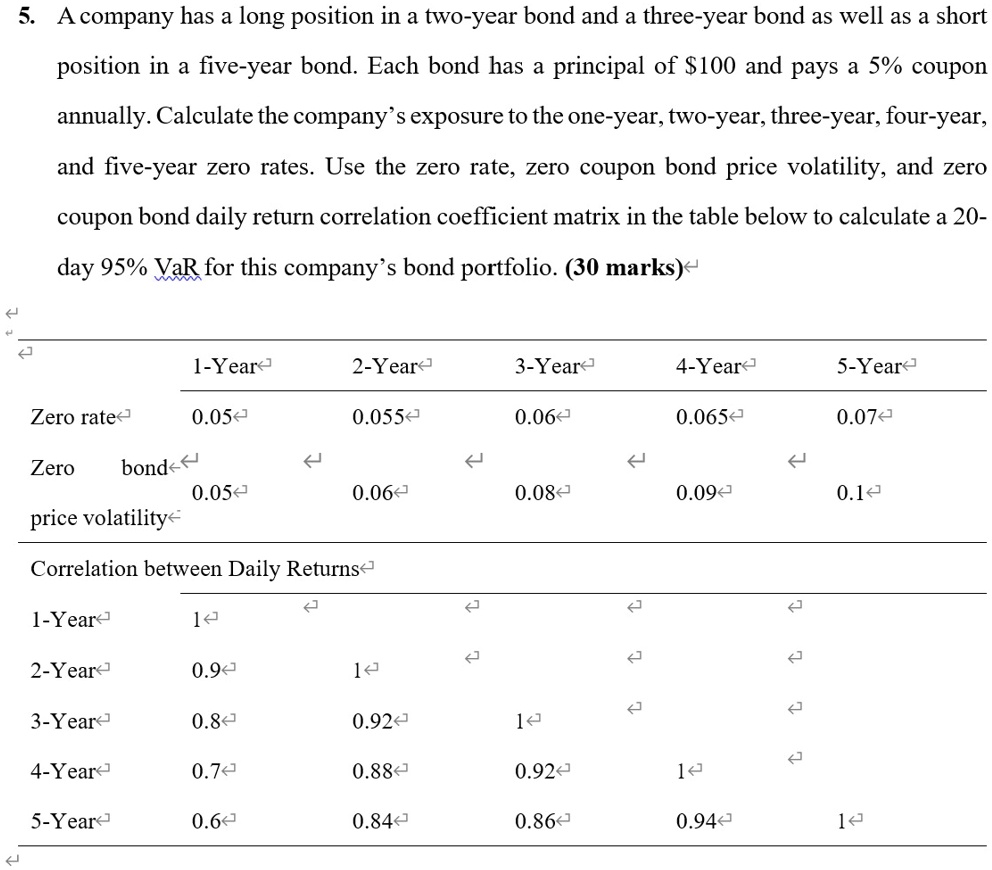 SOLVED A Company Has A Long Position In A Two year Bond And A Three solved-a-company-has-a-long-position-in-a-two-year-bond-and-a-three