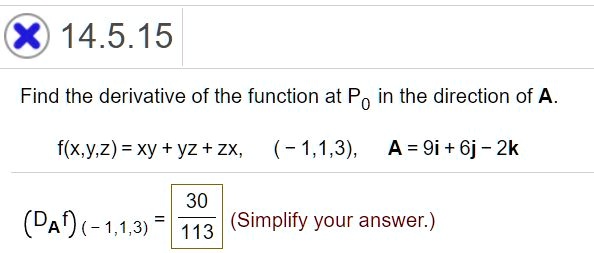14 5 15find The Derivative Of The Function At Po In Th Itprospt