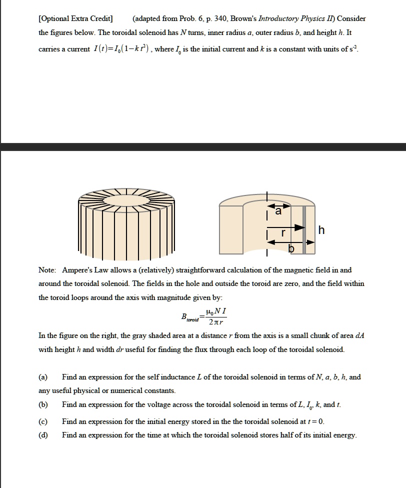 SOLVED:[Optional Extra Credit] (adapted From Prob. 6, P. 340, Brown's ...