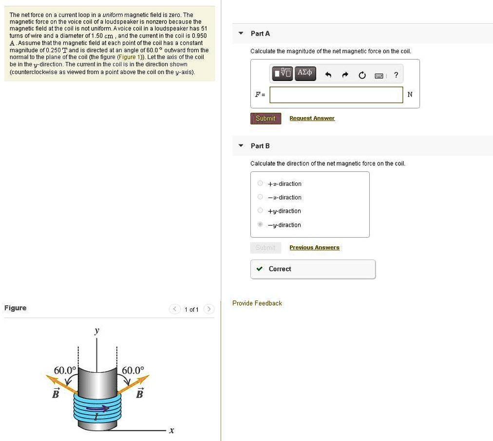 the net force on current loop in a uniform magnetic ield is zero the ...
