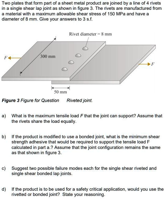Two plates that form part of a sheet metal product are joined by line ...