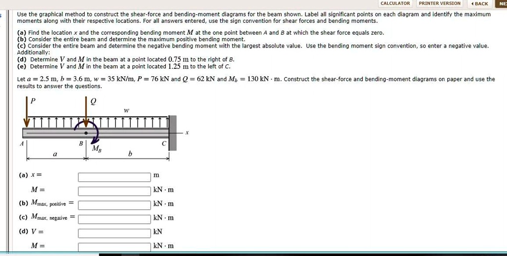 SOLVED: CALCULATOR PRINTER VERSION BACK NE Use the graphical method to ...