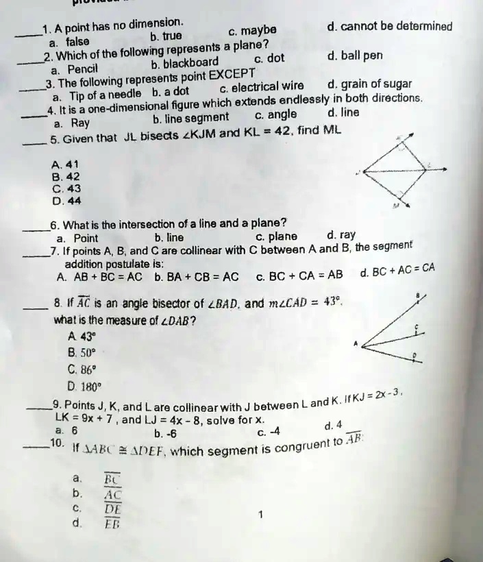 SOLVED: point / has no dimension: maybe cannot be determined false b ...