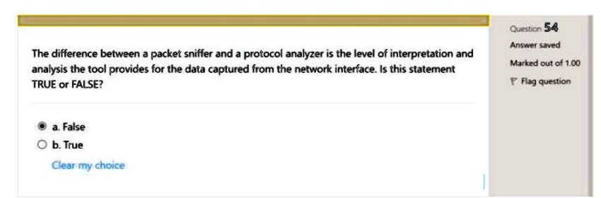 SOLVED: The difference between a packet sniffer and a protocol analyzer ...