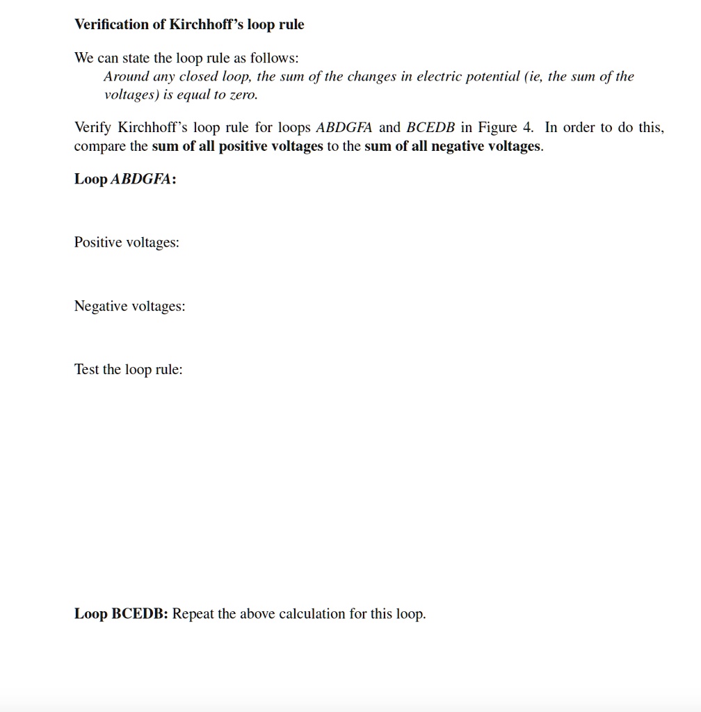 Verification of kirchhoffs loop rule we can state the loop...