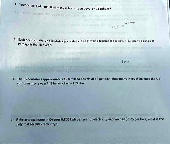 SOLVED Texts How much garbage is that per year? 1M0 3. The US