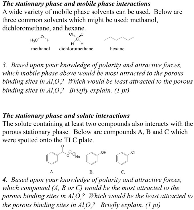 SOLVEDThe stationary phase and mobile phase interactions A wide
