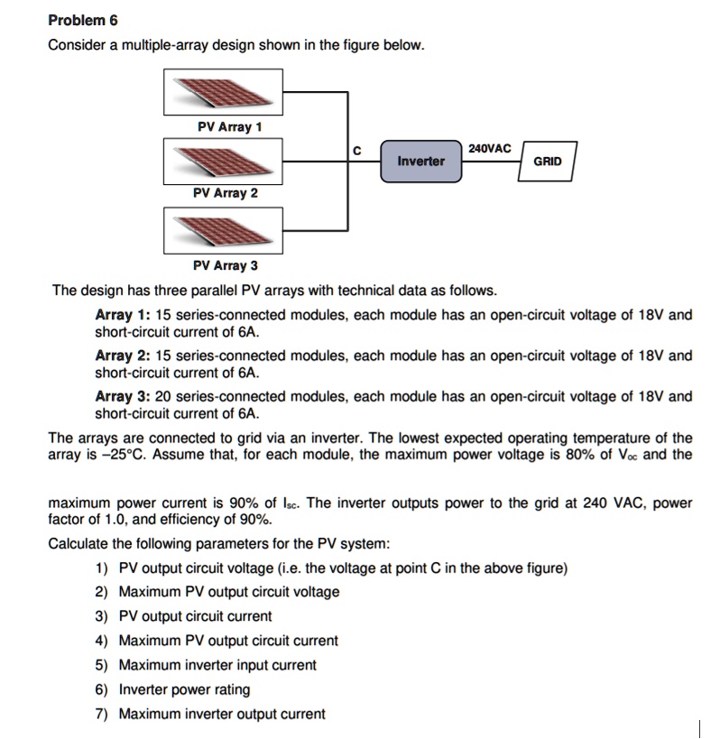 SOLVED: Problem 6 Consider a multiple-array design shown in the figure ...