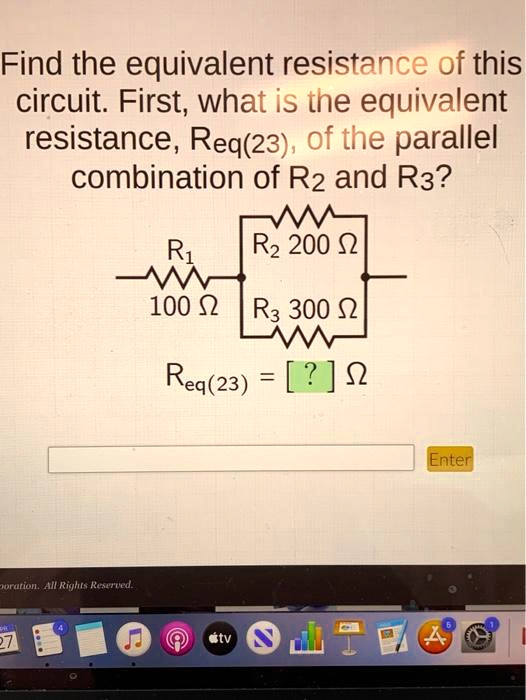 Find The Equivalent Resistance Of This Circuit First SolvedLib