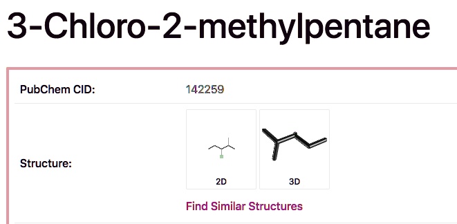 Video Solution: 3-chloro-2-methylpentane Pubchem Cid: 142259 Structure 