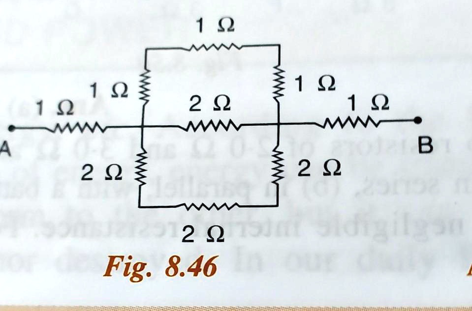 SOLVED: 'Calculate The Effective Resistance Between Thepoints A And B ...